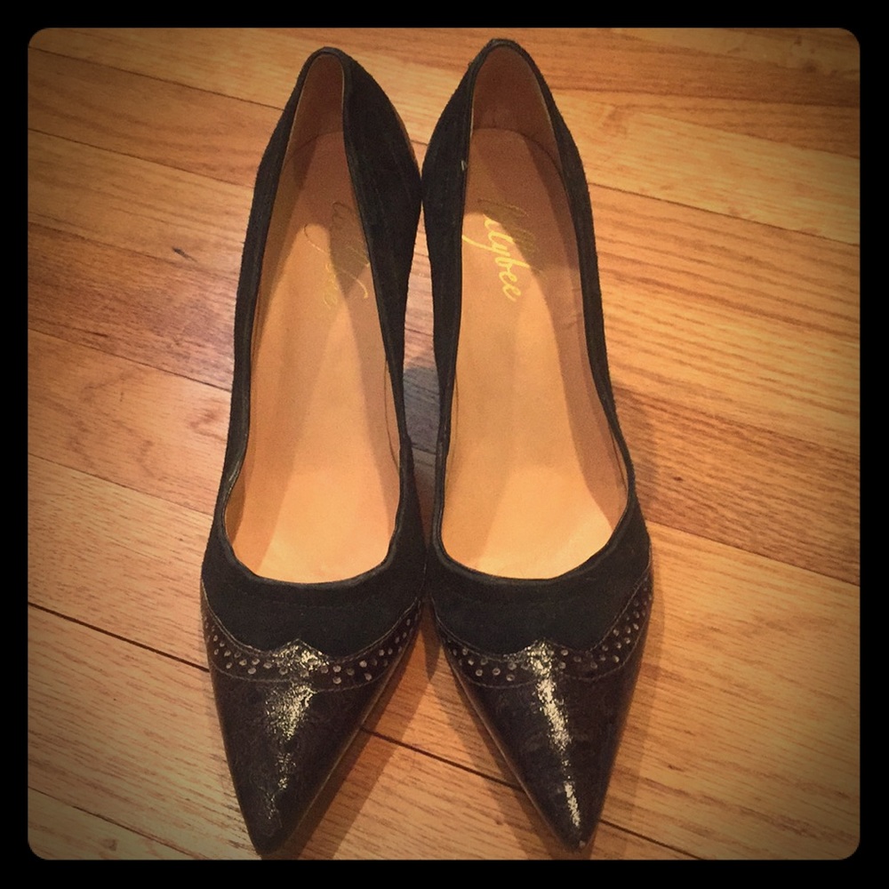 Lillybee brown/black spectator pumps